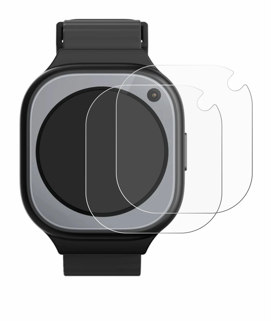 Abbildung des Geräts Xplora X6Pro mit einer Vielzahl des Displayschutzes.