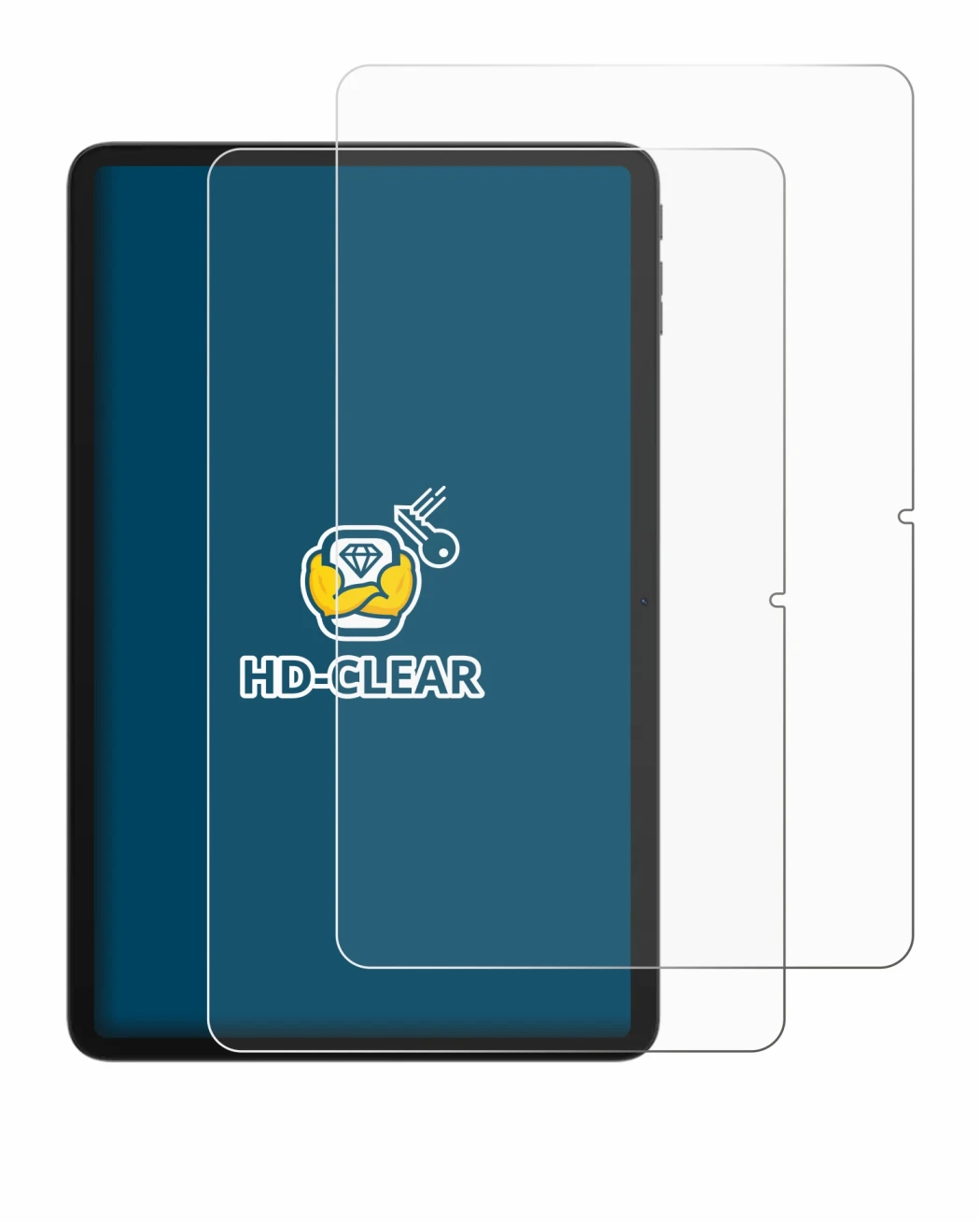 Abbildung des Geräts Doogee T36 mit einer Vielzahl des Displayschutzes.