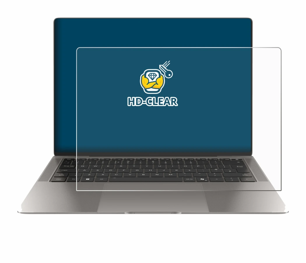 Abbildung des Geräts Honor MagicBook Art 14 mit einer Vielzahl des Displayschutzes.