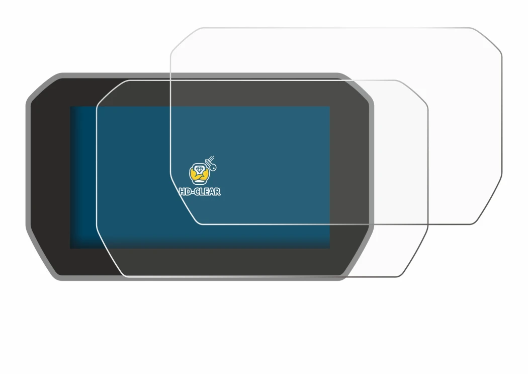 Abbildung des Geräts Ducati V4 Rally (2024) mit einer Vielzahl des Displayschutzes.