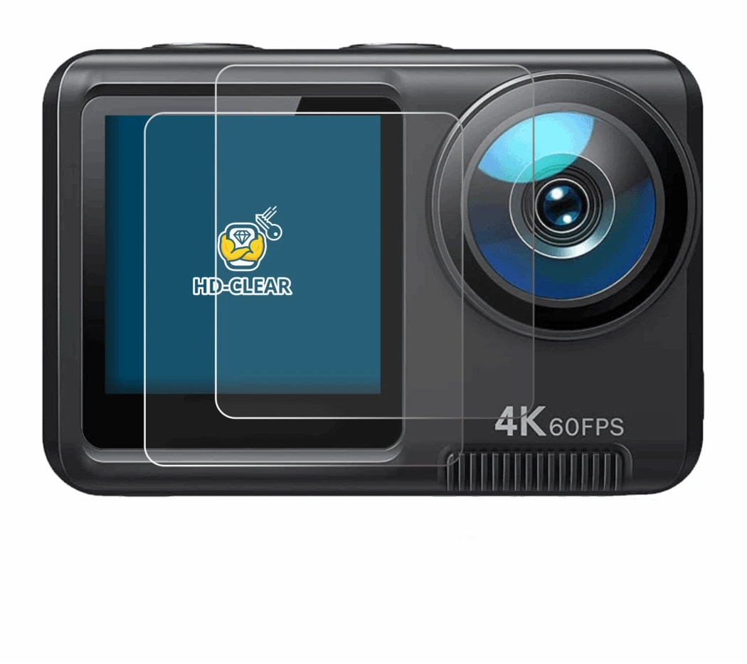 Abbildung des Geräts Wolfang GA420 mit einer Vielzahl des Displayschutzes.