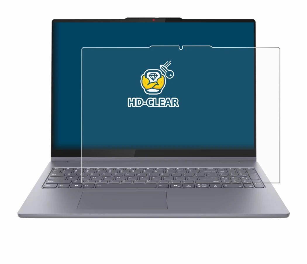 Abbildung des Geräts Lenovo IdeaPad 5 2-in-1 14AKP10 mit einer Vielzahl des Displayschutzes.