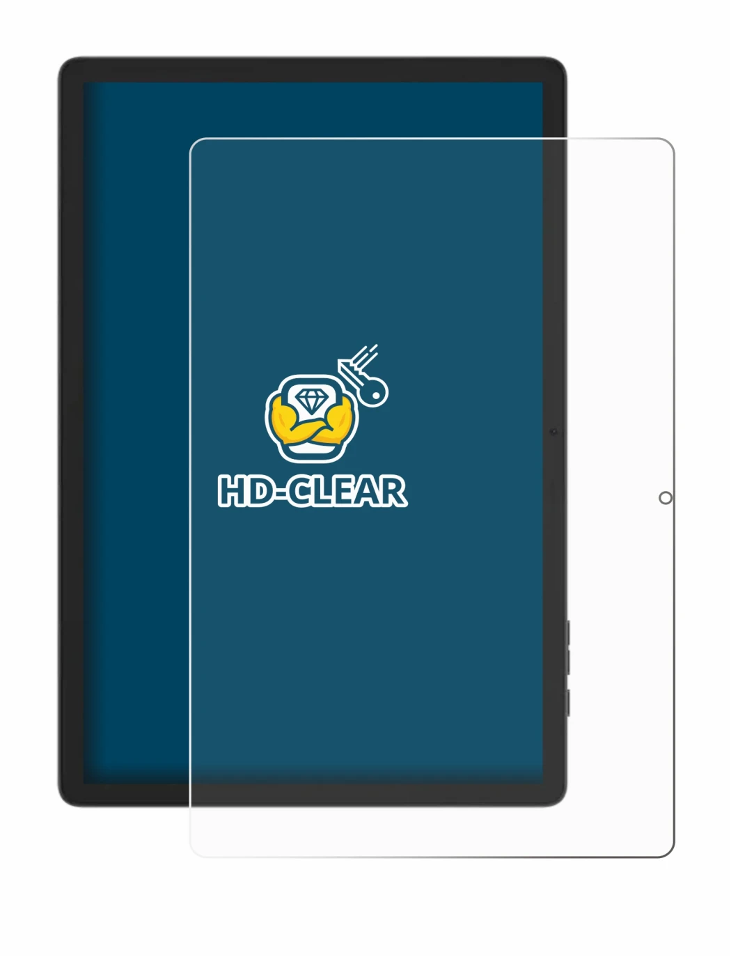 Abbildung des Geräts Doogee Tab E3 Pro 13 mit einer Vielzahl des Displayschutzes.