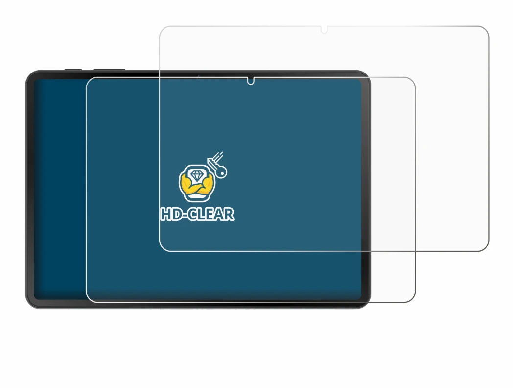 Abbildung des Geräts Doogee Tab A9 mit einer Vielzahl des Displayschutzes.