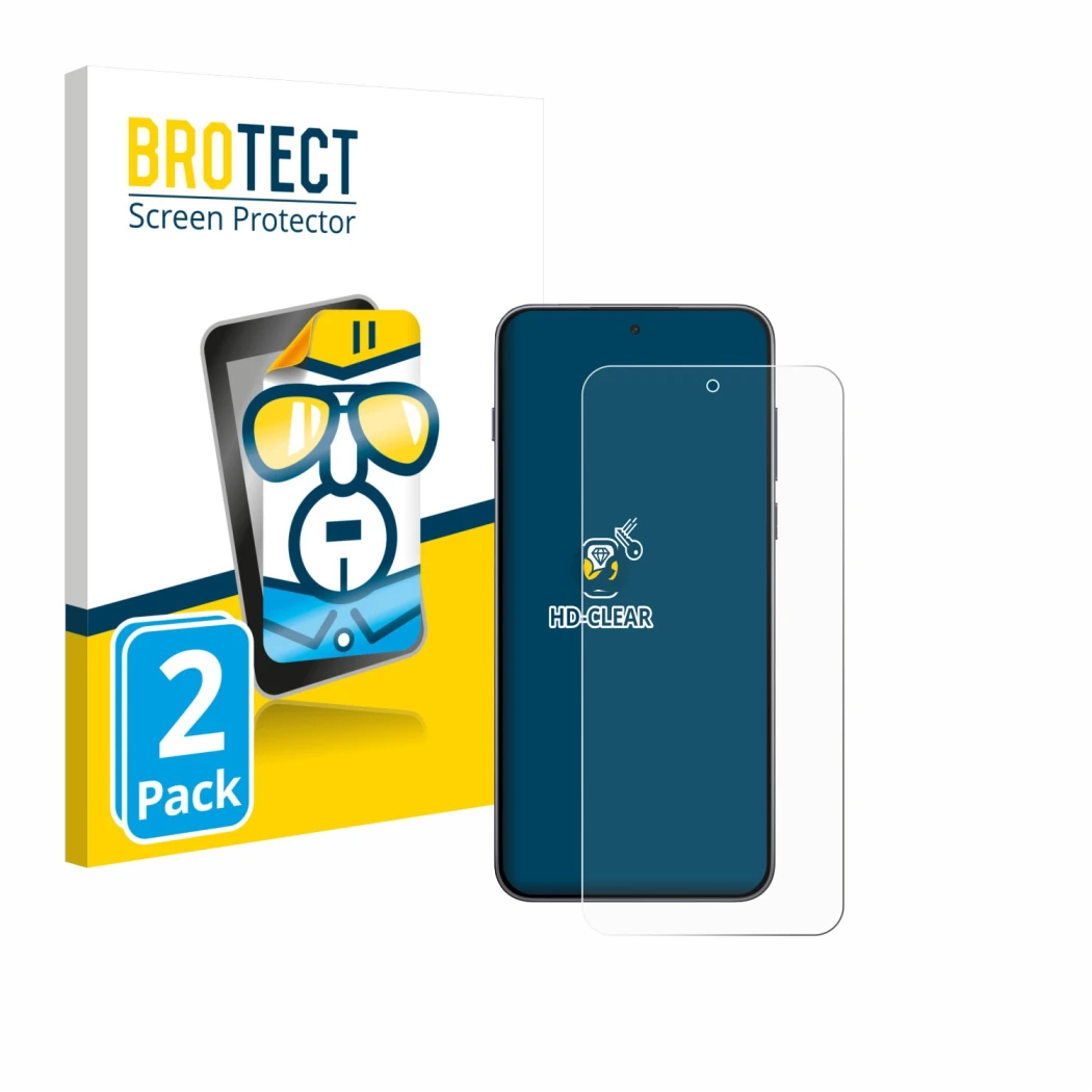 Vorderseite einer Produktverpackung mit dem Markenlogo BROTECT. Daneben ist das Gerät OnePlus Nord 5 mit dem zugehörigen Displ