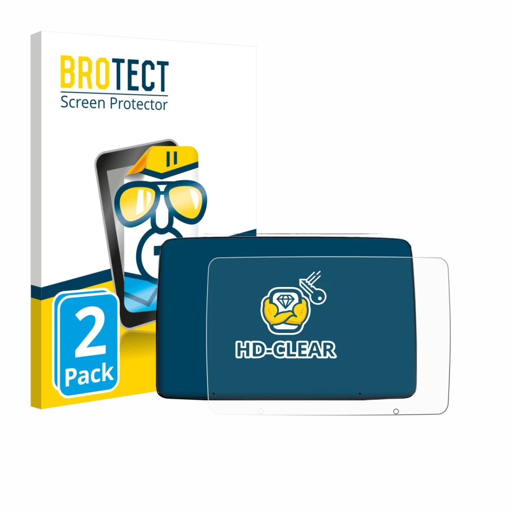 Vorderseite einer Produktverpackung mit dem Markenlogo BROTECT. Daneben ist das Gerät Leapmotor T03 2025 mit dem zugehörigen D