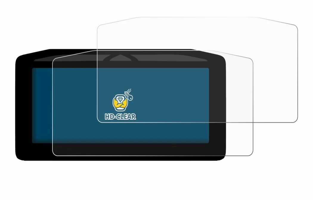 Abbildung des Geräts Ducati Streetfighter V4 2025 Tachoanzeige mit einer Vielzahl des Displayschutzes.