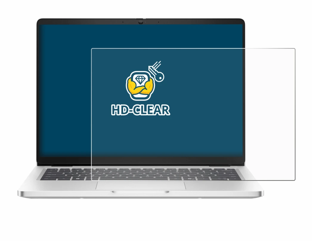 Abbildung des Geräts Dell Pro 14 Premium PA14250 Non-Touch mit einer Vielzahl des Displayschutzes.