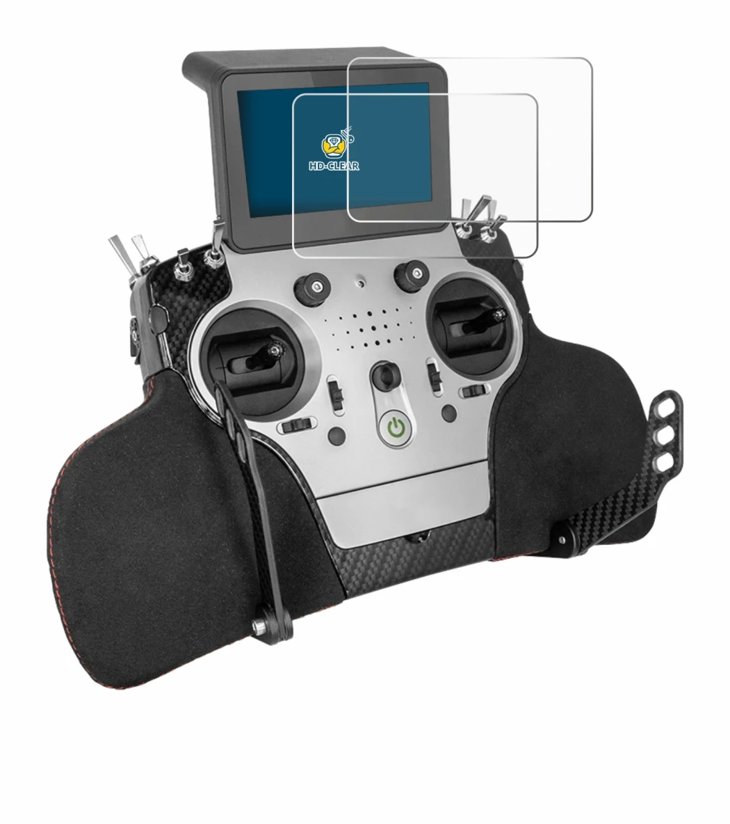 Abbildung des Geräts PowerBox Systems Core mit einer Vielzahl des Displayschutzes.