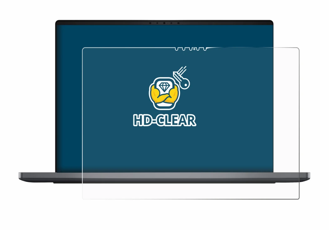 Abbildung des Geräts Dell XPS 14 DA14260 mit einer Vielzahl des Displayschutzes.