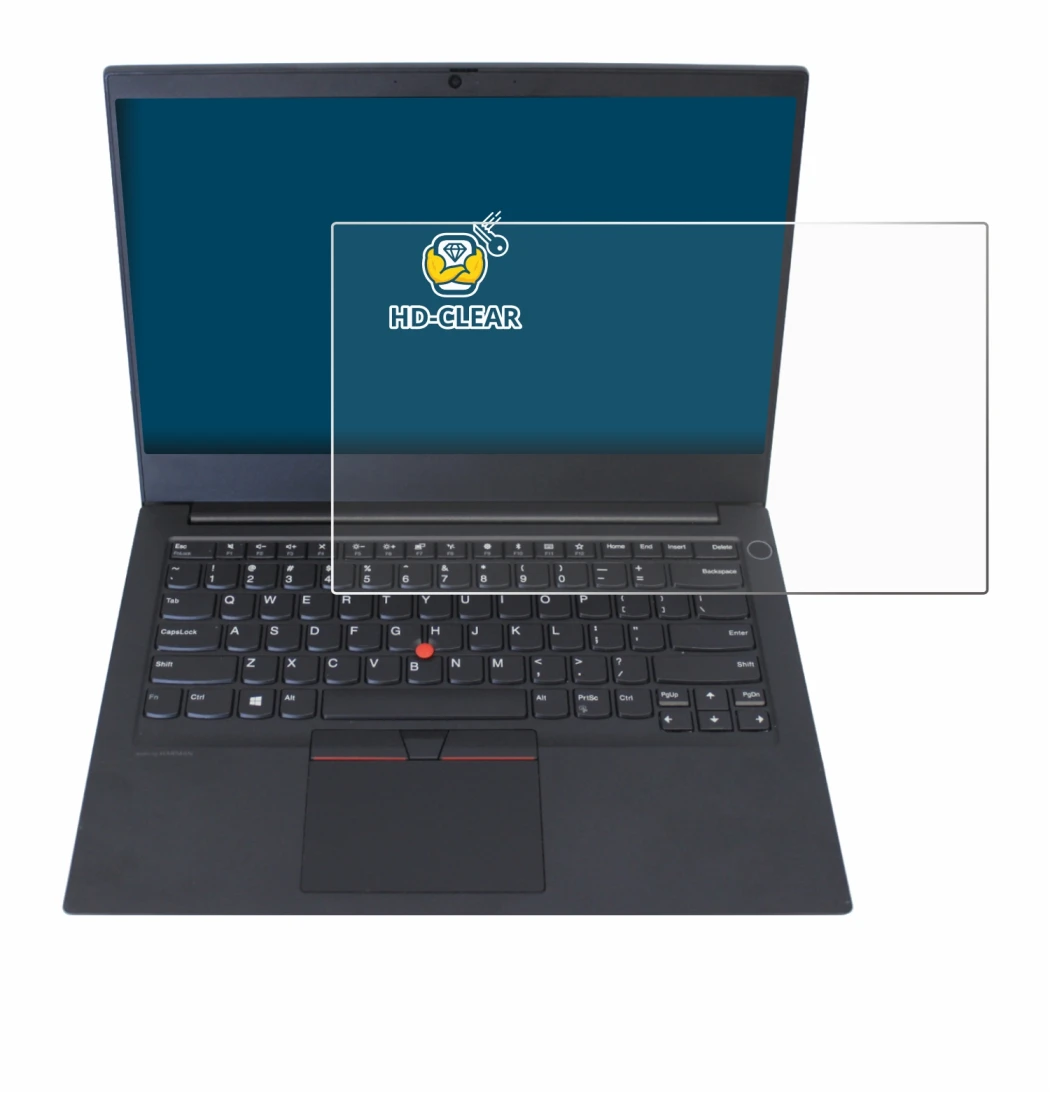 Abbildung des Geräts Lenovo ThinkPad E14 Gen 1 mit einer Vielzahl des Displayschutzes.