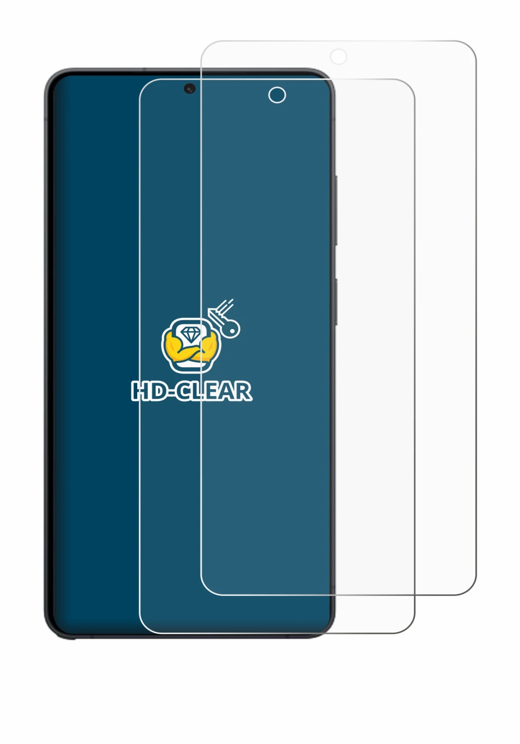 Abbildung des Geräts Samsung Galaxy S26 Ultra mit einer Vielzahl des Displayschutzes.