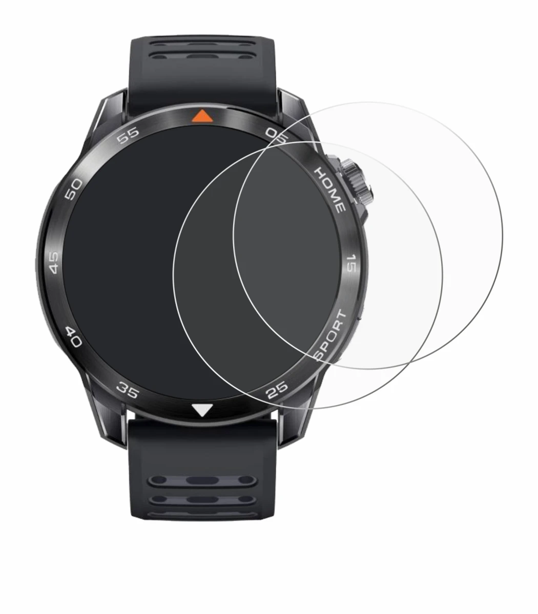 Abbildung des Geräts Xiaomi Mibro GS Pro 2 mit einer Vielzahl des Displayschutzes.