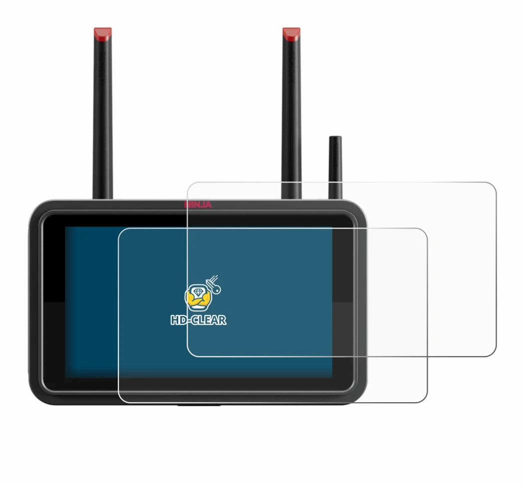 Abbildung des Geräts Atomos Ninja TX mit einer Vielzahl des Displayschutzes.