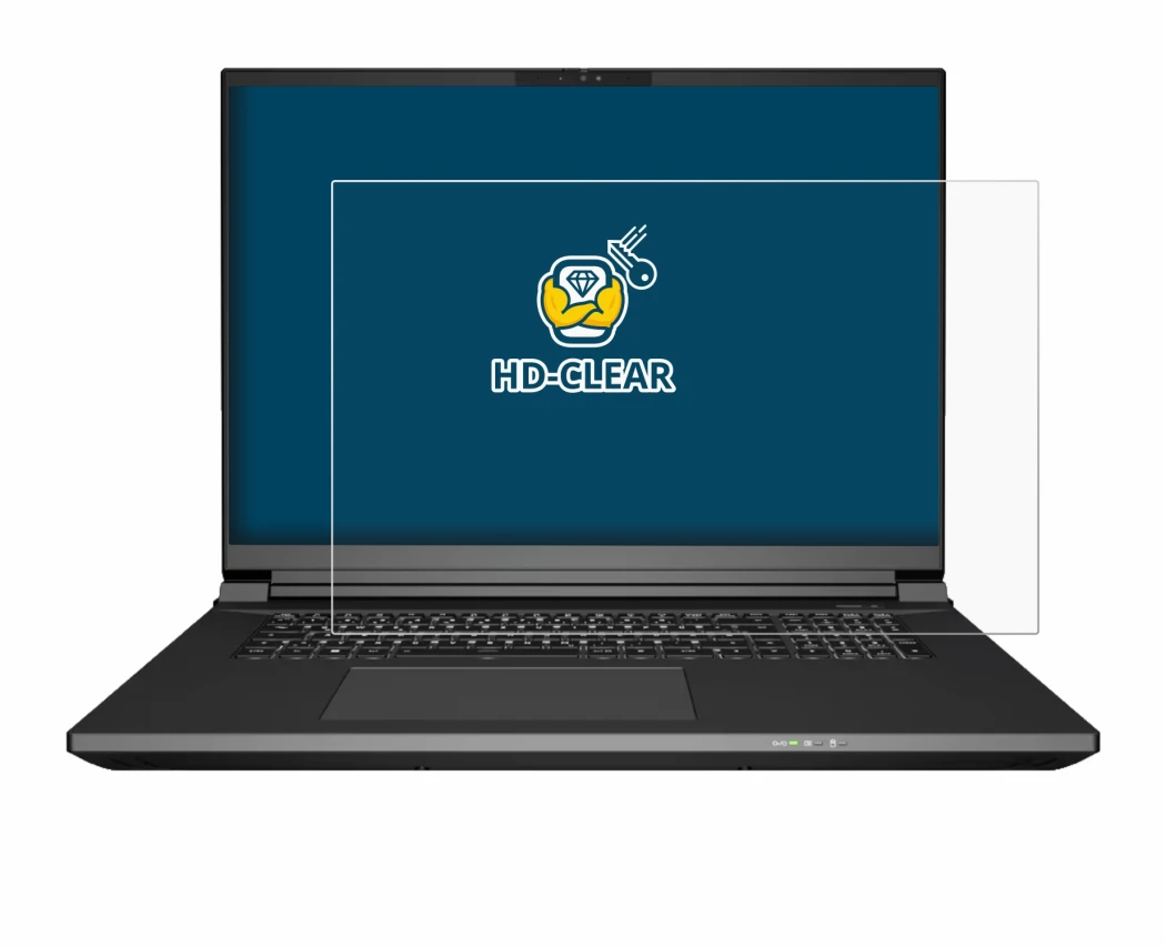 Abbildung des Geräts Schenker KEY 18 Pro E25 mit einer Vielzahl des Displayschutzes.