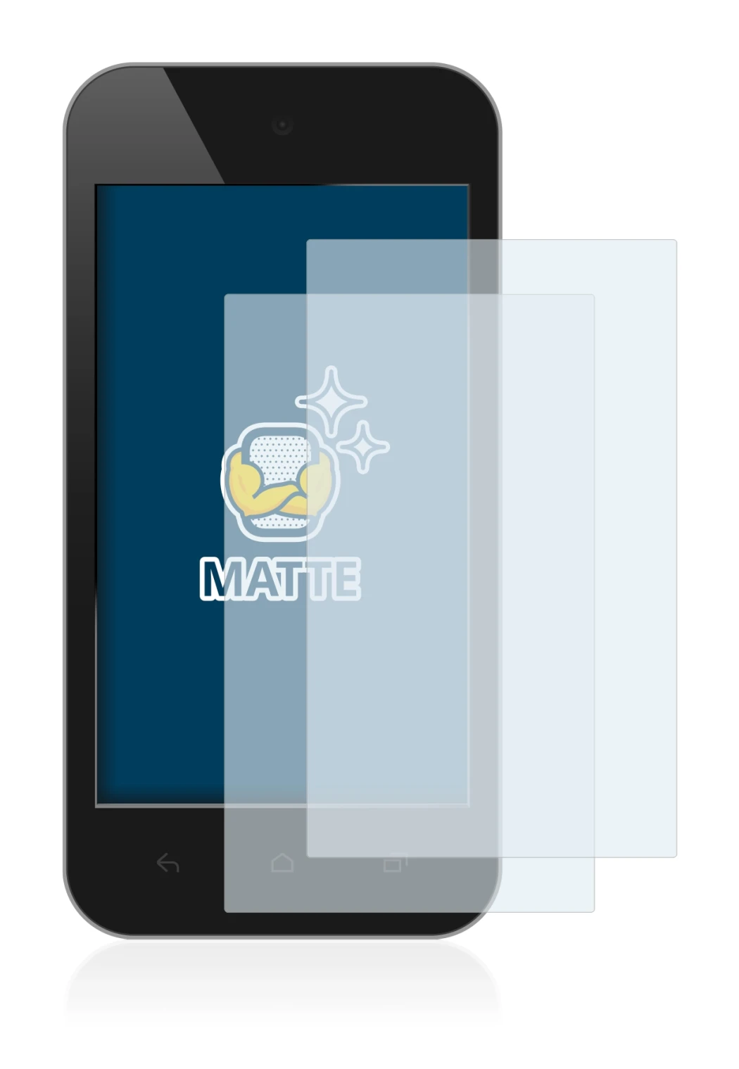 Abbildung des Geräts mit einer Vielzahl des Displayschutzes.