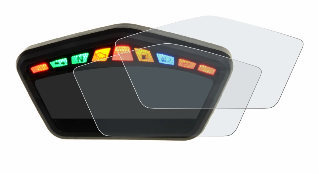 Abbildung des Geräts Ducati Hypermotard 821 2015 Tachoanzeige mit einer Vielzahl des Displayschutzes.