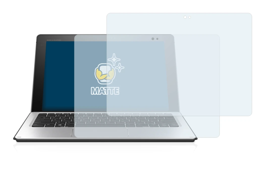 Abbildung des Geräts HP Elite x2 1012 G1 mit einer Vielzahl des Displayschutzes.