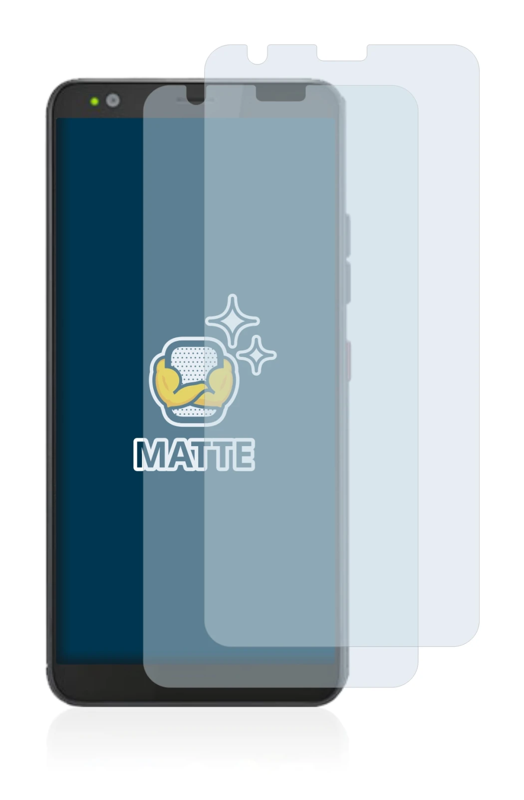 Abbildung des Geräts Gigaset GS370 mit einer Vielzahl des Displayschutzes.