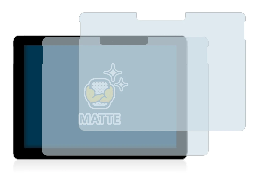 Abbildung des Geräts Microsoft Surface Go (1. Gen.) mit einer Vielzahl des Displayschutzes.