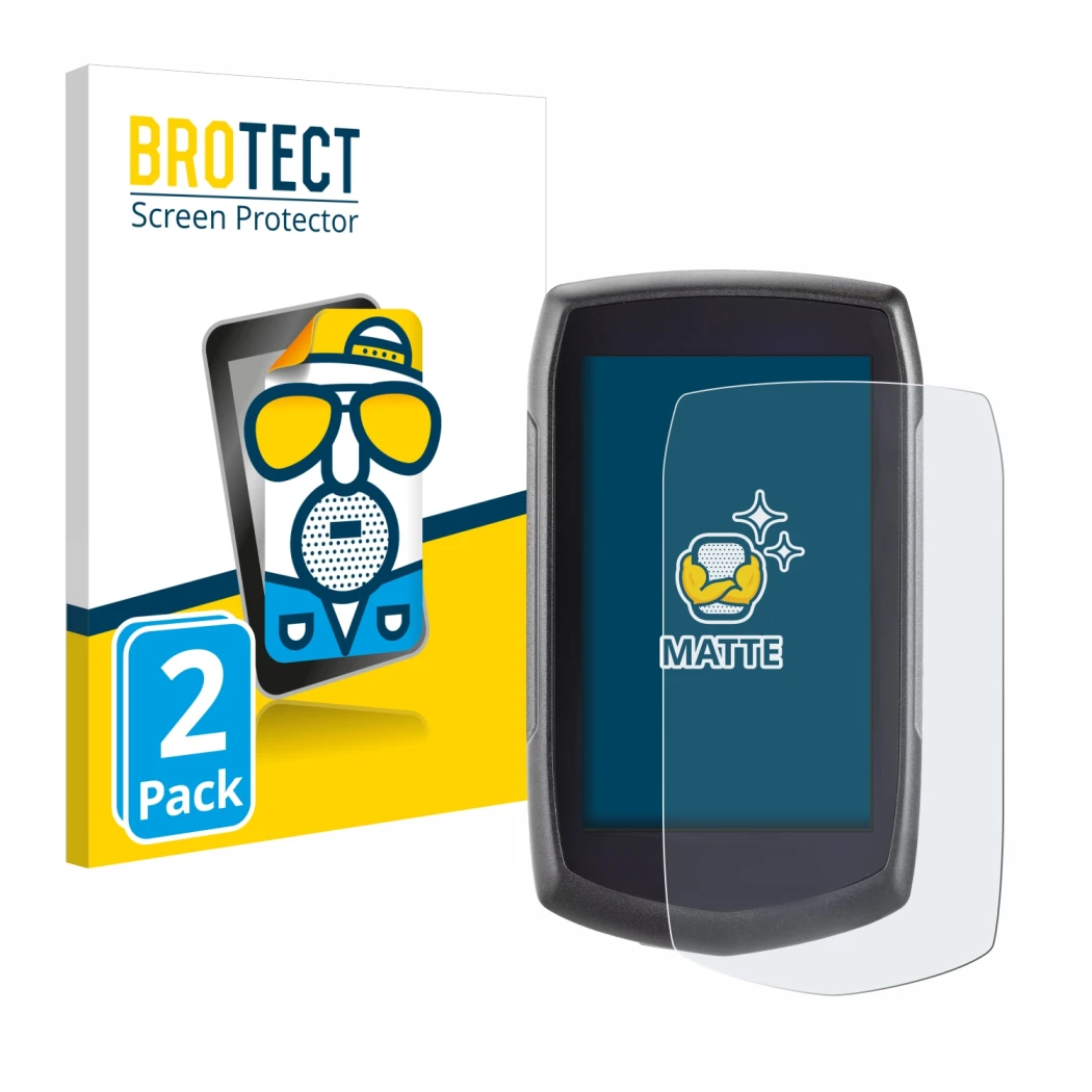 Vorderseite einer Produktverpackung mit dem Markenlogo BROTECT. Daneben ist das Gerät A-Rival Teasi One Classic mit dem zugehö