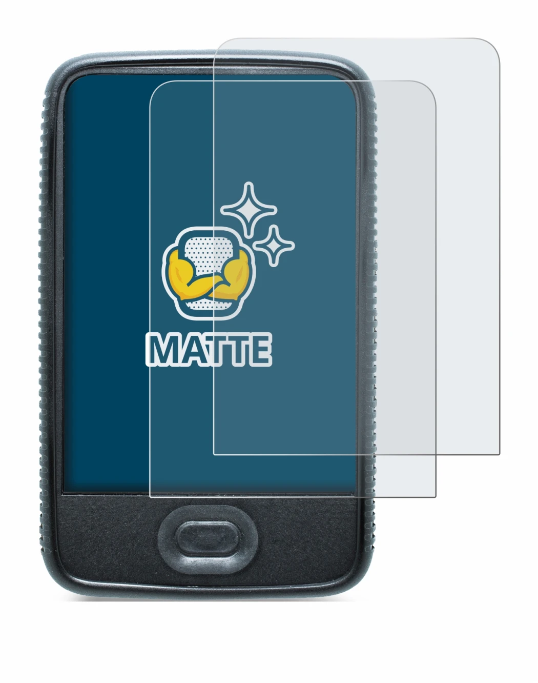 Abbildung des Geräts Dexcom G6 Receiver CGM mit einer Vielzahl des Displayschutzes.