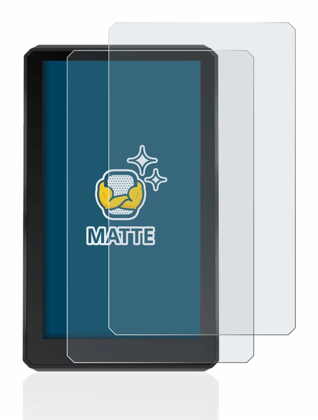 Abbildung des Geräts Garmin zumo XT mit einer Vielzahl des Displayschutzes.