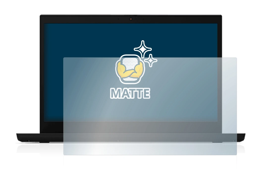 Abbildung des Geräts Lenovo ThinkPad L15 mit einer Vielzahl des Displayschutzes.