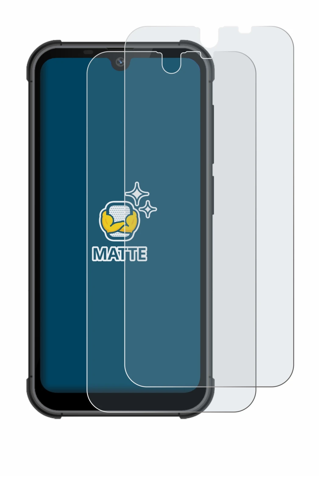 Abbildung des Geräts Beafon MX1 mit einer Vielzahl des Displayschutzes.