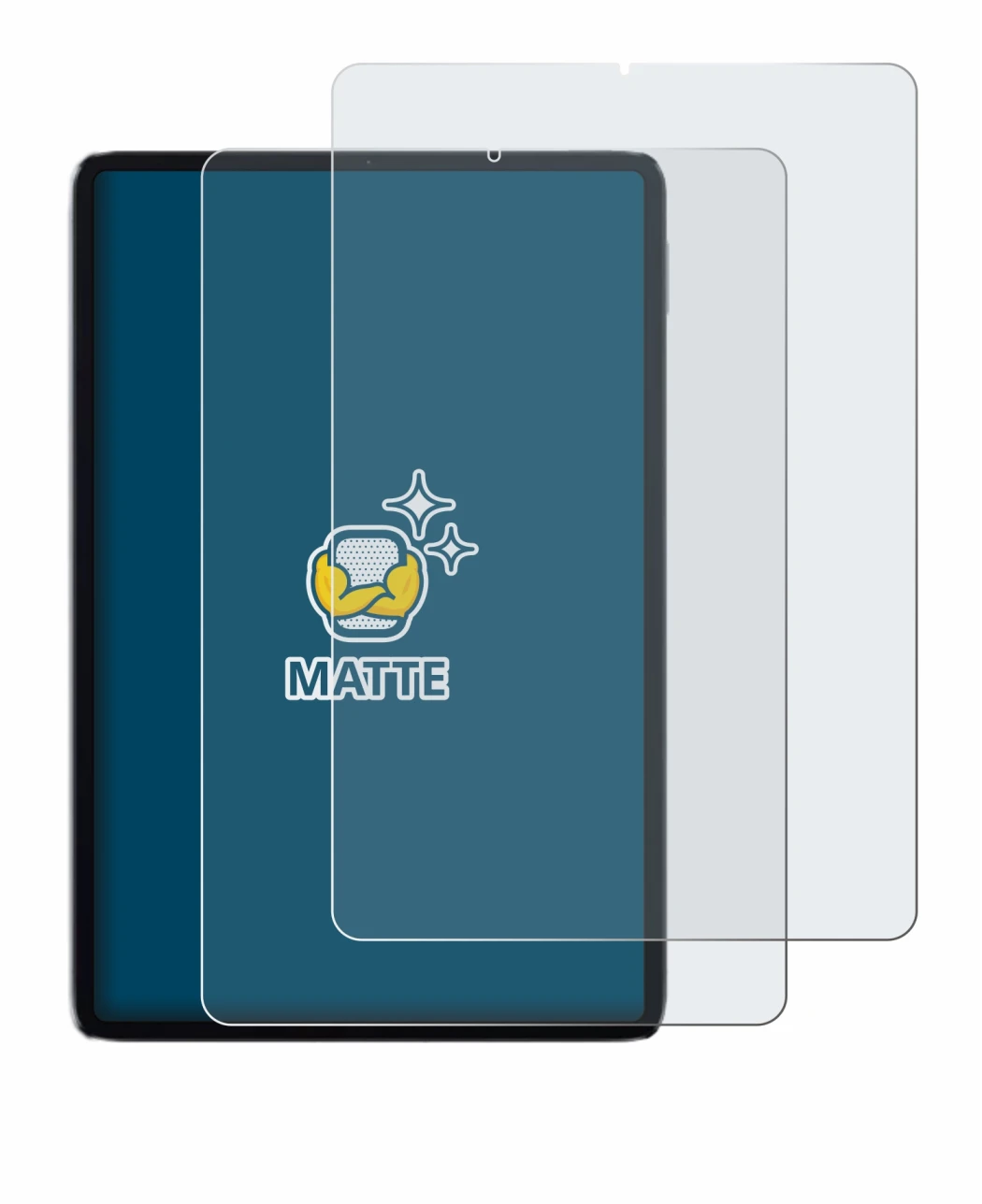 Abbildung des Geräts Xiaomi Mi Pad 5 mit einer Vielzahl des Displayschutzes.