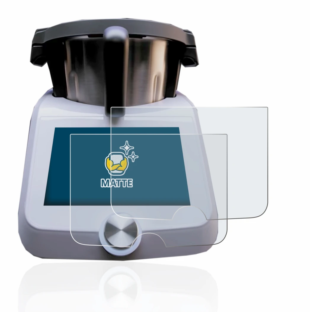 Abbildung des Geräts SilverCrest Monsieur Cuisine Smart mit einer Vielzahl des Displayschutzes.