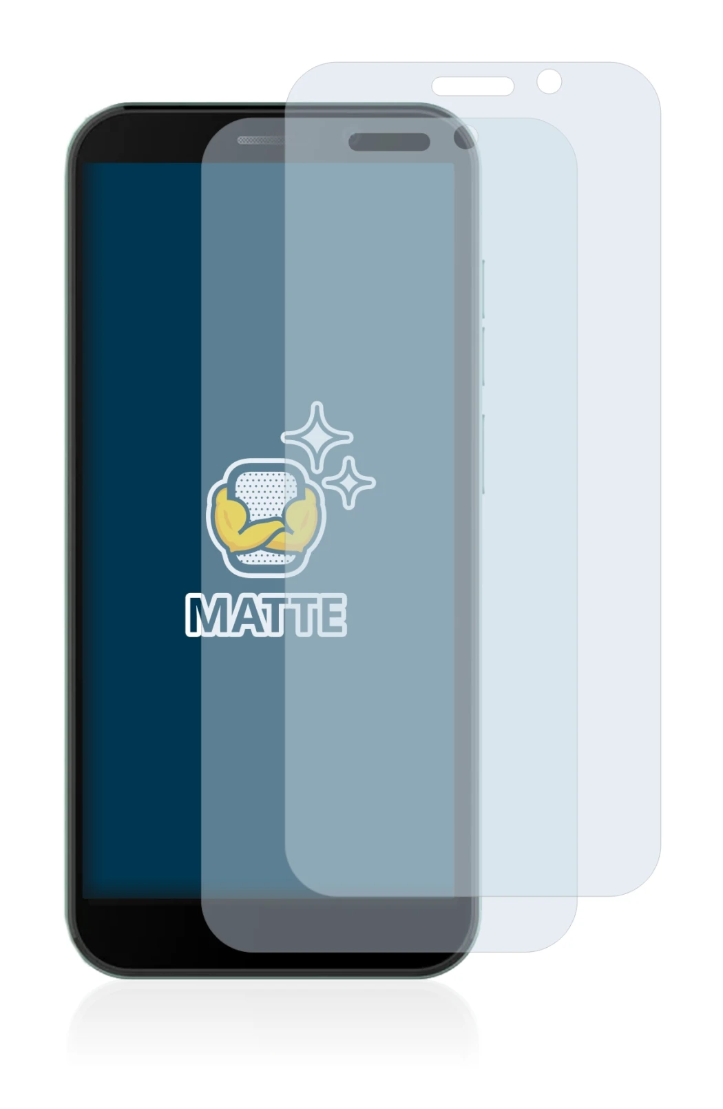 Abbildung des Geräts Doogee X97 Pro mit einer Vielzahl des Displayschutzes.