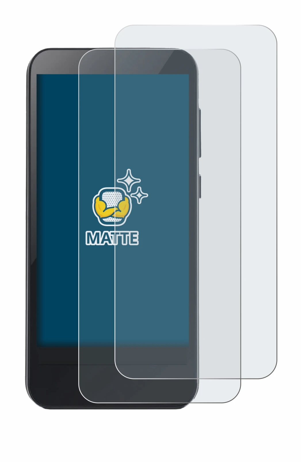 Abbildung des Geräts Omnipod 5 mit einer Vielzahl des Displayschutzes.