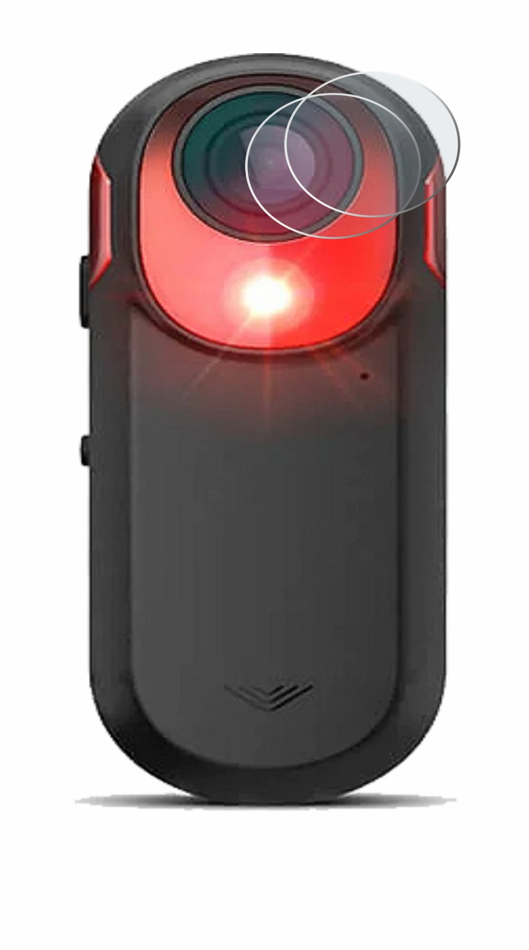 Abbildung des Geräts Garmin Varia RCT 715 mit einer Vielzahl des Displayschutzes.