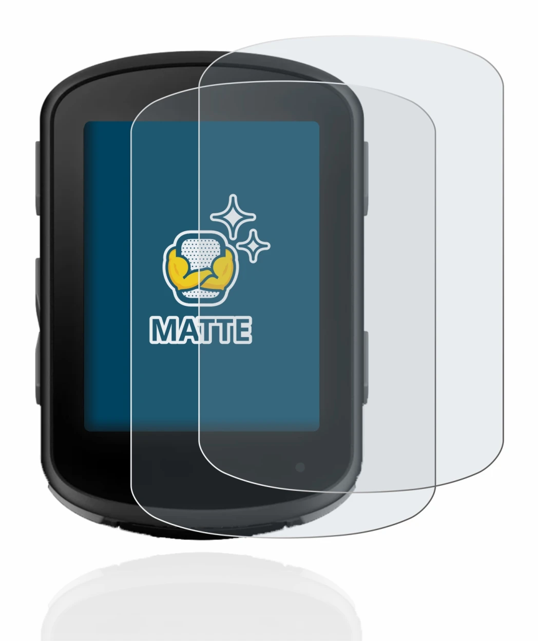 Abbildung des Geräts Garmin Edge 840 mit einer Vielzahl des Displayschutzes.