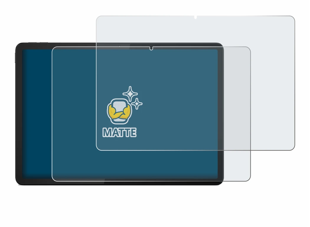 Abbildung des Geräts Lenovo Tab M11 mit einer Vielzahl des Displayschutzes.