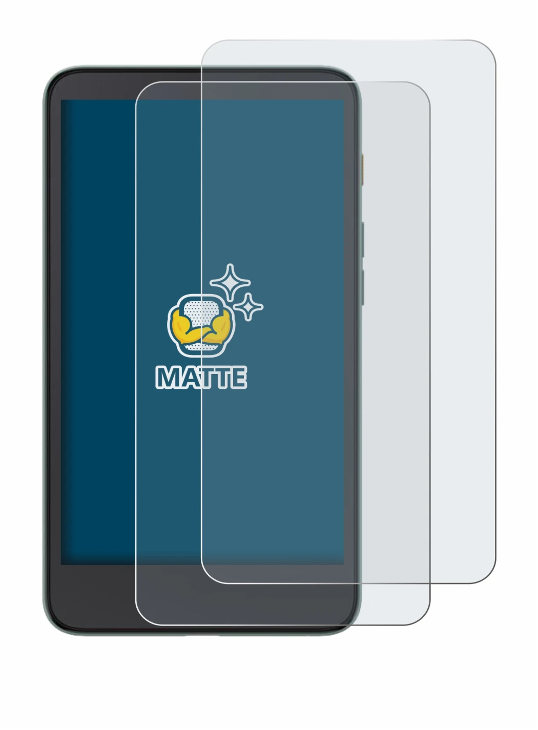 Abbildung des Geräts Xiaomi Moaan InkPalm 5 mit einer Vielzahl des Displayschutzes.