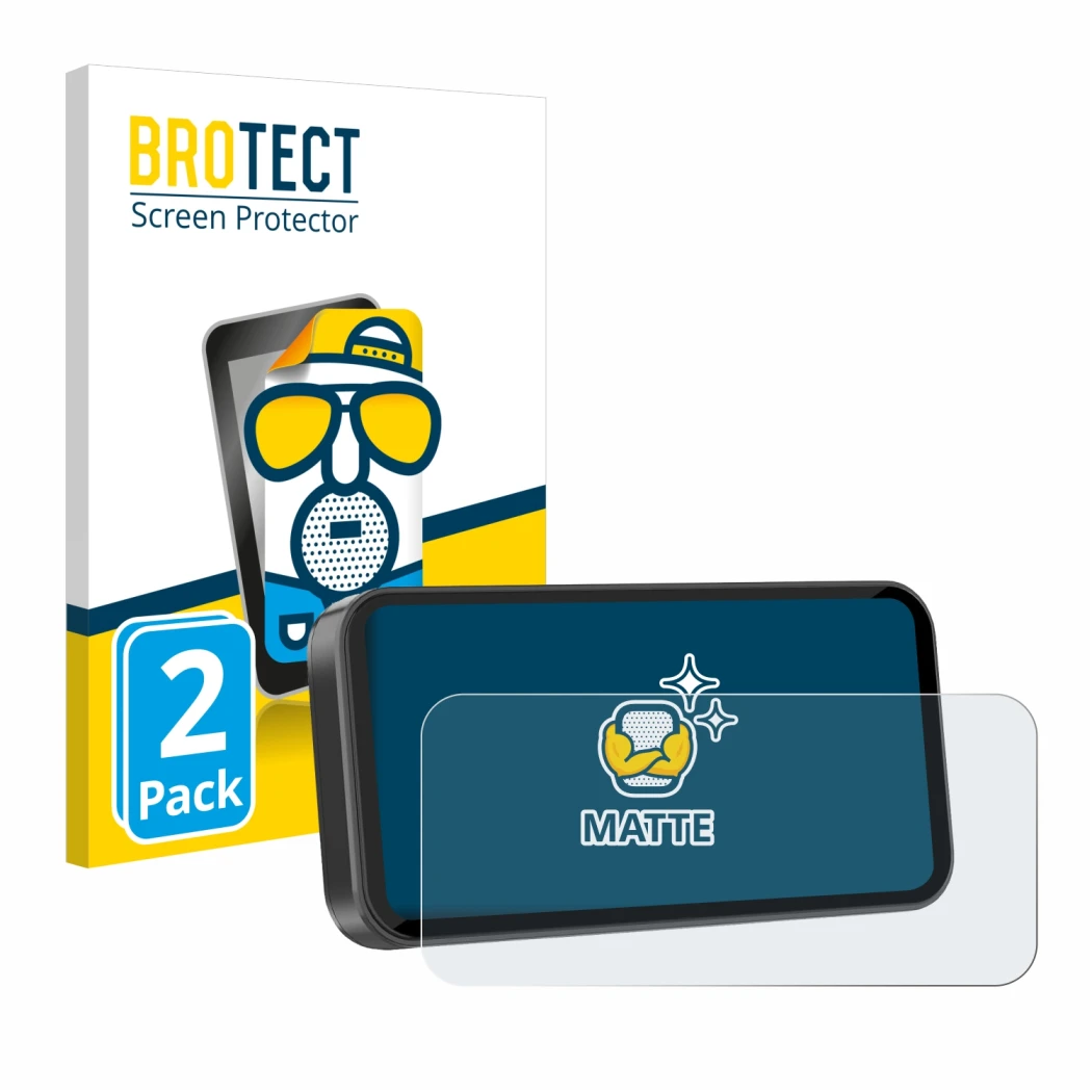 Vorderseite einer Produktverpackung mit dem Markenlogo BROTECT. Daneben ist das Gerät Carpuride W603D 6.3