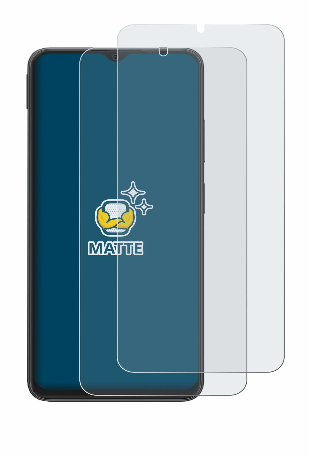 Abbildung des Geräts Blackview Wave 8 mit einer Vielzahl des Displayschutzes.