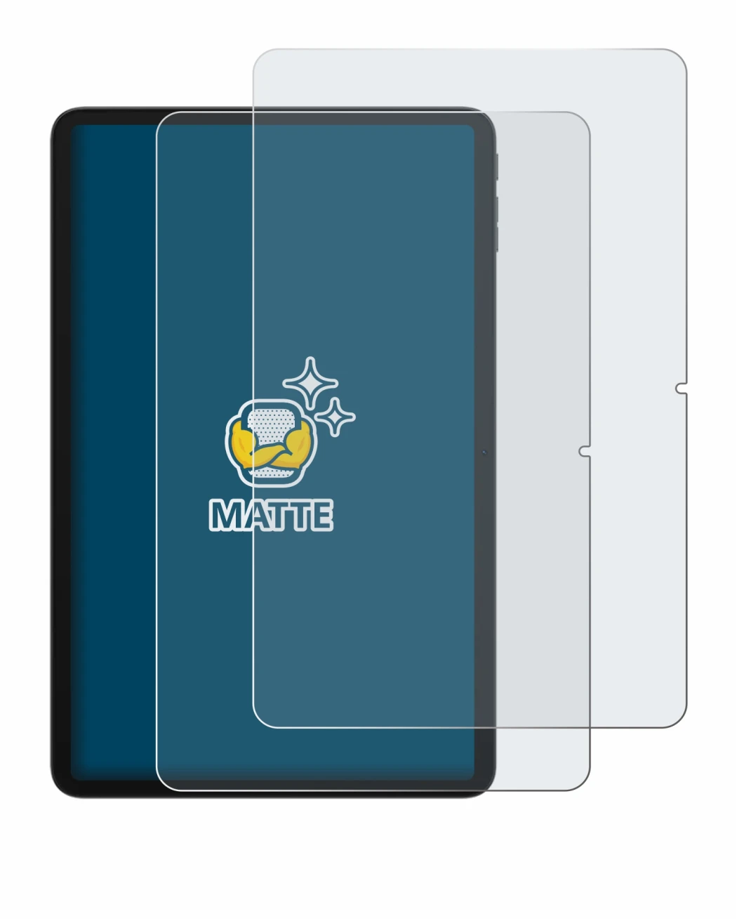 Abbildung des Geräts Doogee T36 mit einer Vielzahl des Displayschutzes.