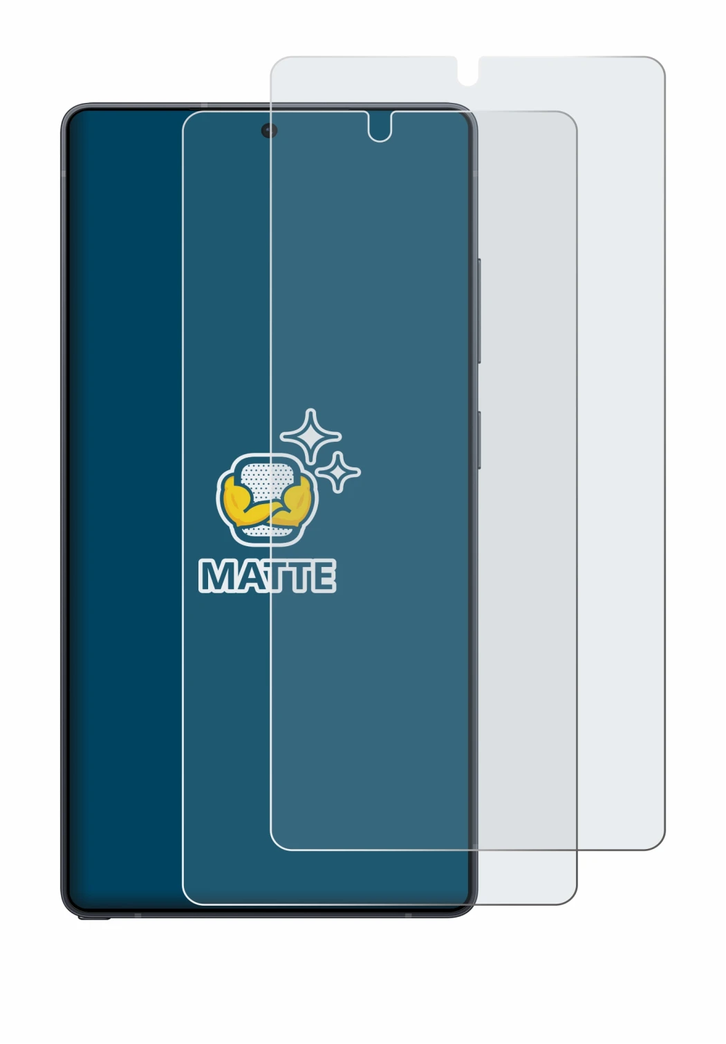 Abbildung des Geräts Samsung Galaxy S25 Ultra Enterprise Edition mit einer Vielzahl des Displayschutzes.