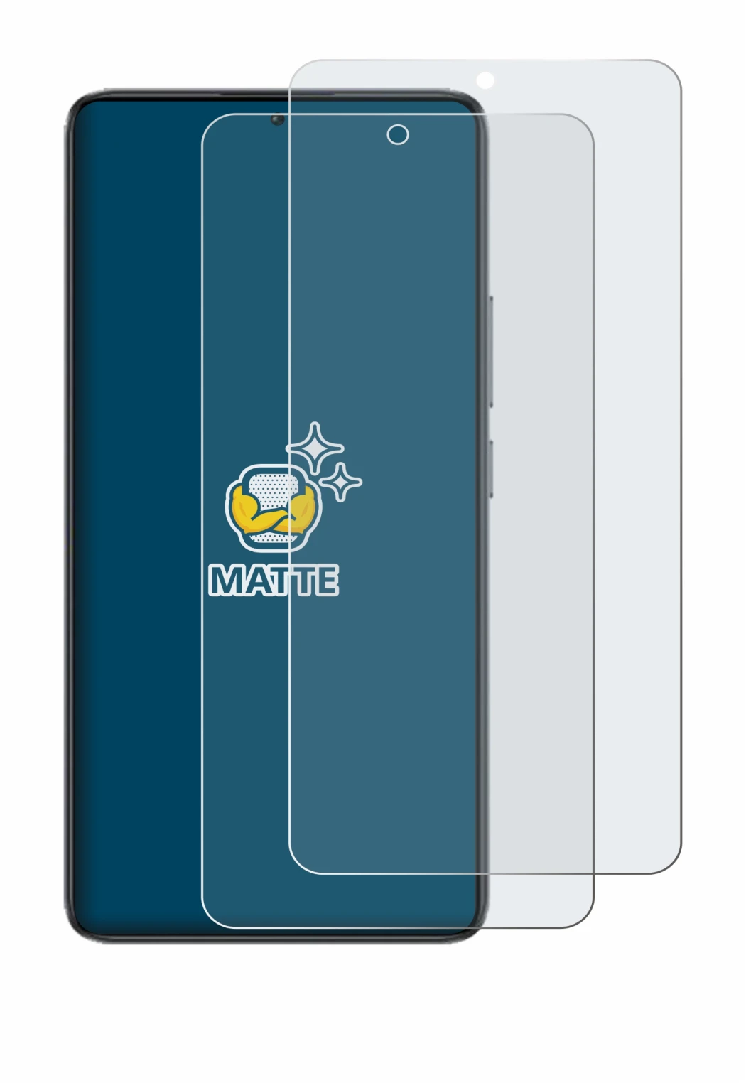 Abbildung des Geräts Xiaomi Poco F7 Ultra mit einer Vielzahl des Displayschutzes.