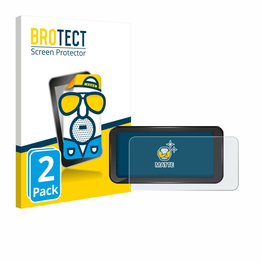 Vorderseite einer Produktverpackung mit dem Markenlogo BROTECT. Daneben ist das Gerät Aoocci C6 Pro 6.25
