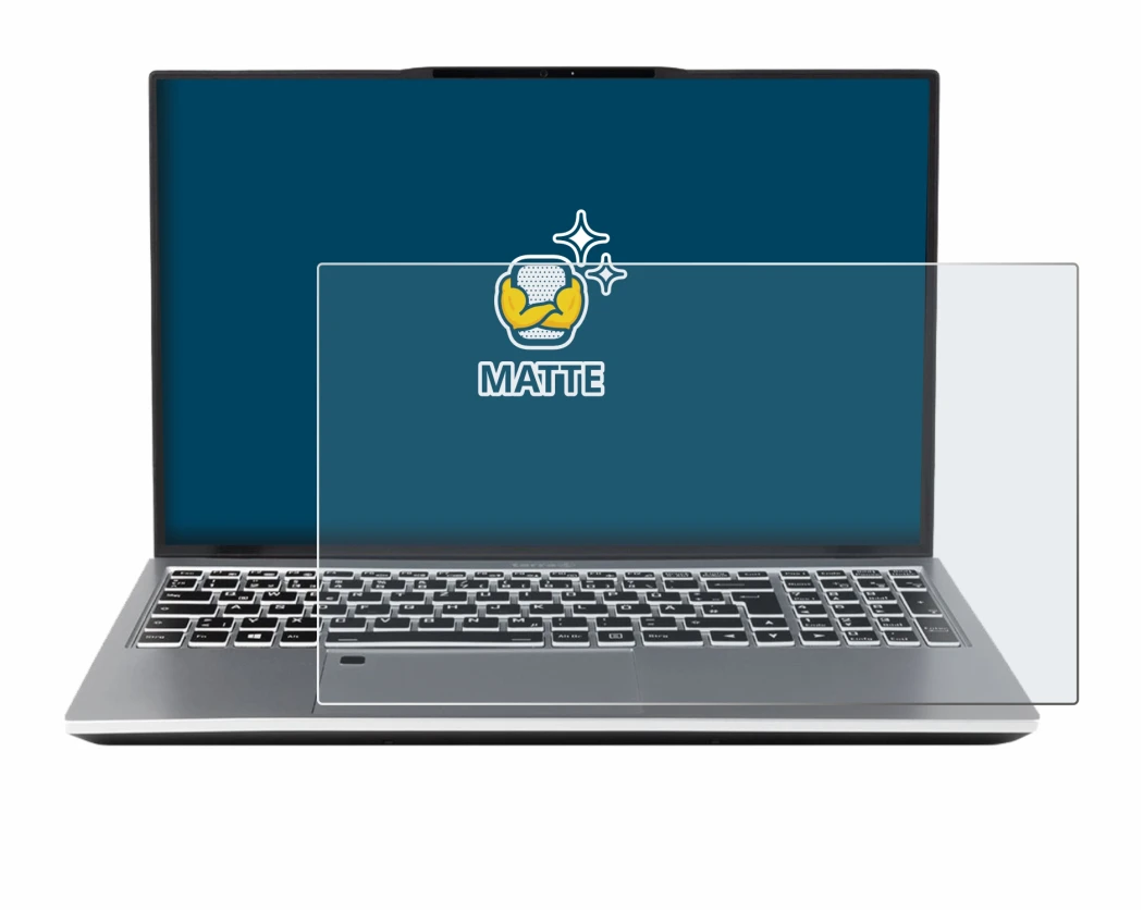 Abbildung des Geräts terra Mobile 1551R i7 1355U W11P mit einer Vielzahl des Displayschutzes.