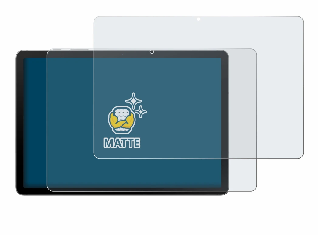 Abbildung des Geräts Samsung Galaxy Tab S10 Lite mit einer Vielzahl des Displayschutzes.