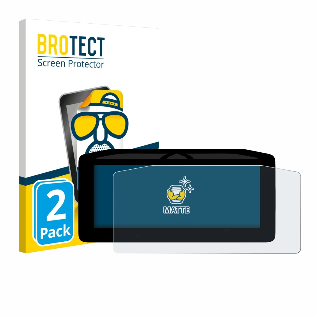 Vorderseite einer Produktverpackung mit dem Markenlogo BROTECT. Daneben ist das Gerät Ducati Panigale V4 2025 mit dem zugehöri