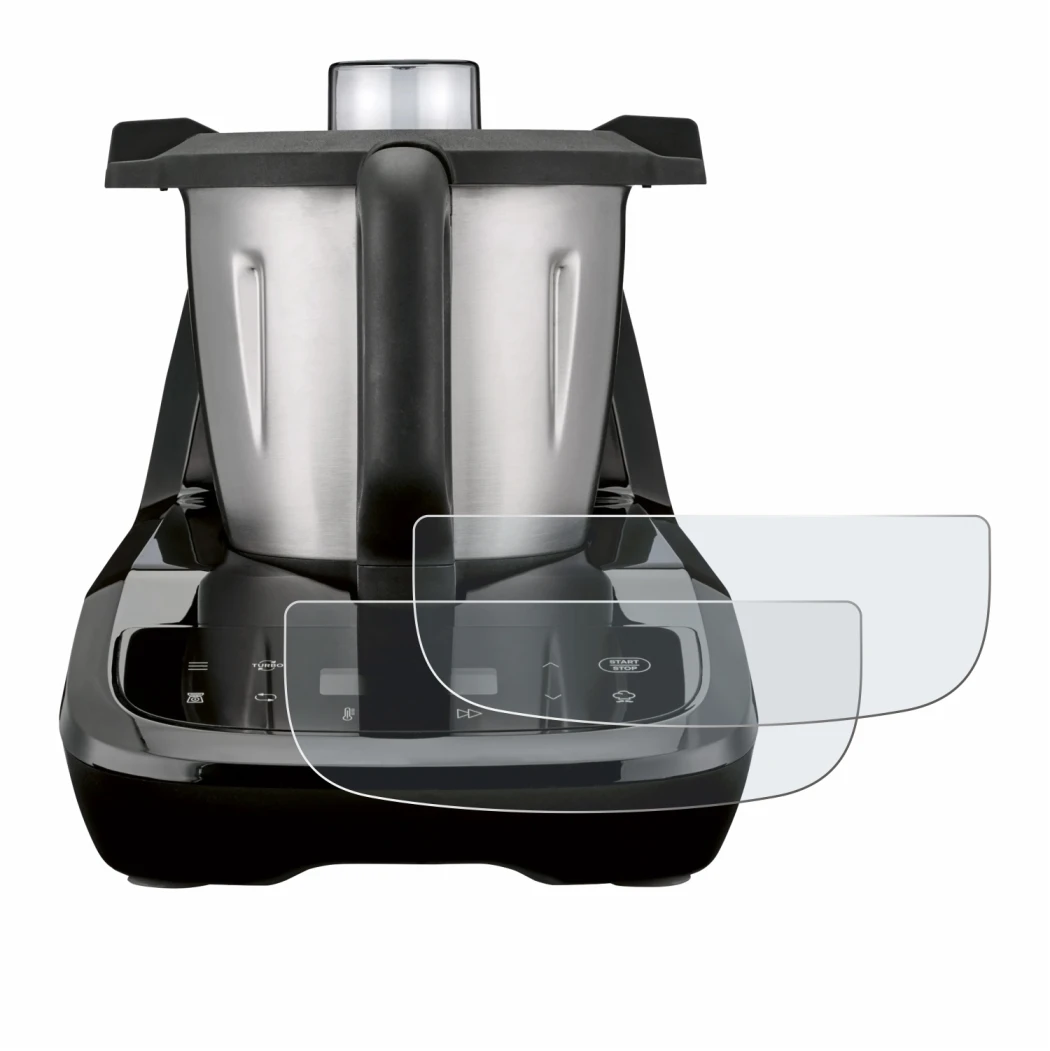 Abbildung des Geräts SilverCrest Monsieur Cuisine compact mit einer Vielzahl des Displayschutzes.