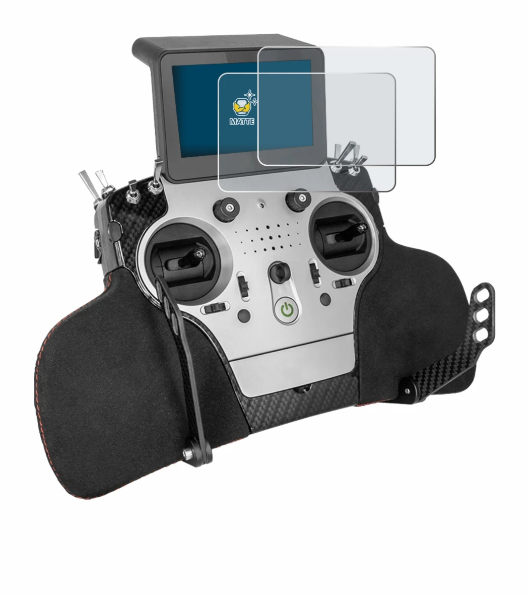 Abbildung des Geräts PowerBox Systems Core mit einer Vielzahl des Displayschutzes.