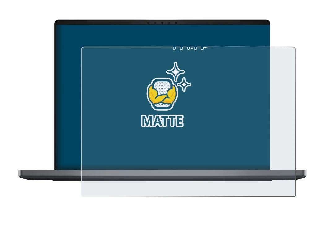 Abbildung des Geräts Dell XPS 14 DA14260 mit einer Vielzahl des Displayschutzes.