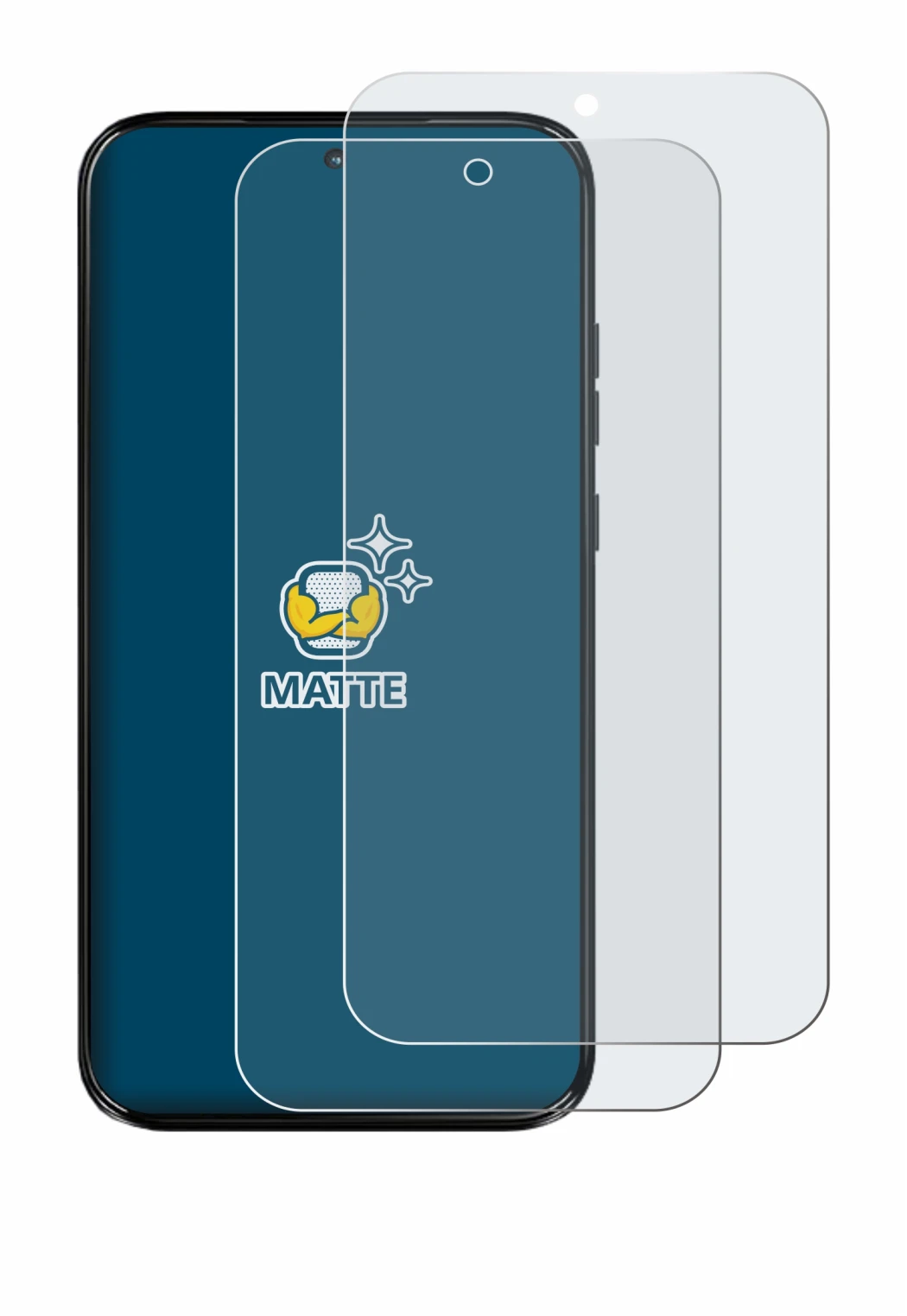 Abbildung des Geräts Motorola Moto G77 mit einer Vielzahl des Displayschutzes.